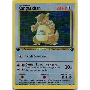 Kangaskhan Jungle 1st Edition "Reprinted"